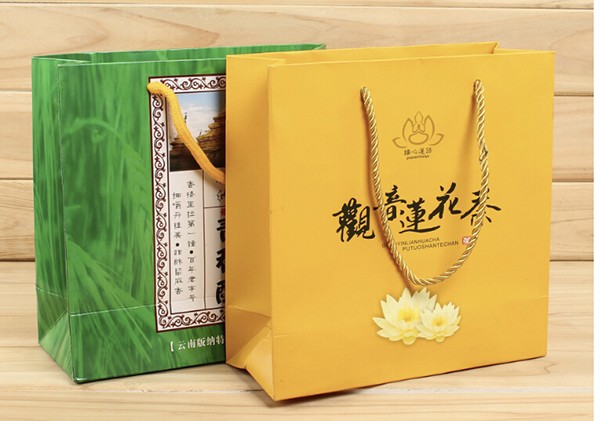 手提袋鐵觀(guān)音花茶普洱大紅袍